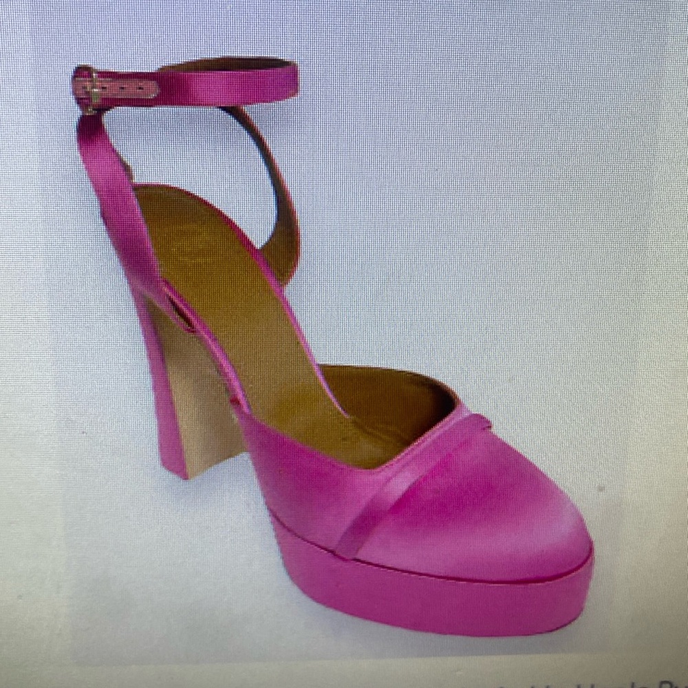 Malone Souliers Hot Pink Platforms